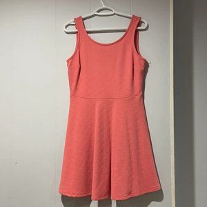 NWT Coral Fit and Flare Dress